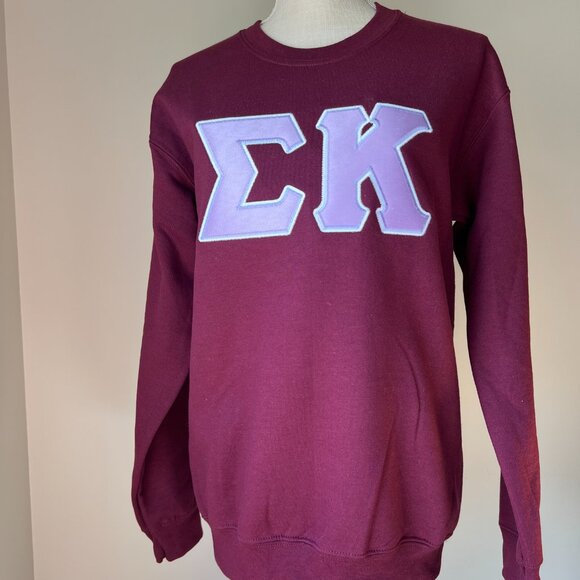Sorority Letter Sweatshirt - Sigma Kappa - Picture 1 of 2
